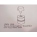 9100 -HO Beacon, strobe light w/ round base (flat top), plastic globe - Pkg. 1